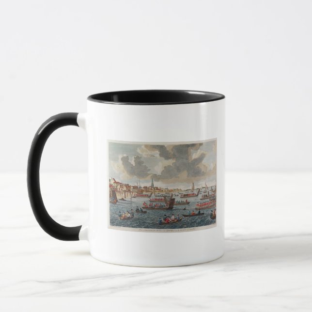 View of Gravesend with troops Mug (Left)