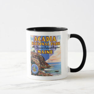 View of Great Head and Maine Seal Mug