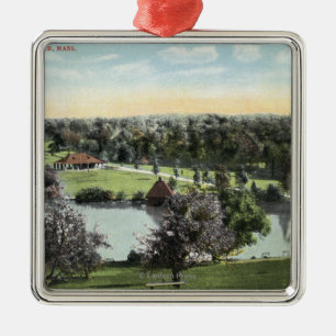 View of Green Hill Park Metal Ornament