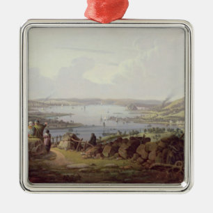 View of Greenock, Scotland Metal Tree Decoration