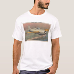 View of Grumman F4F-3-U.S. Navy Fighter T-Shirt