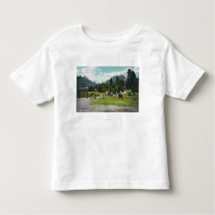 View of Guests on a Stroll through the Grounds Toddler T-Shirt