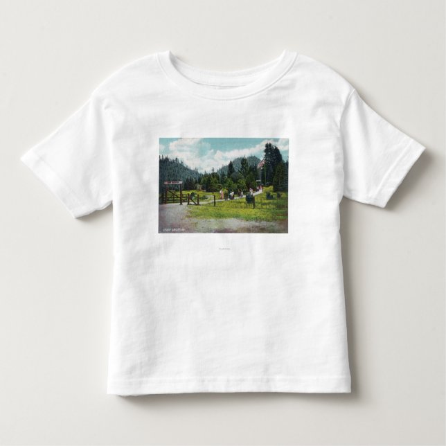 View of Guests on a Stroll through the Grounds Toddler T-Shirt (Front)