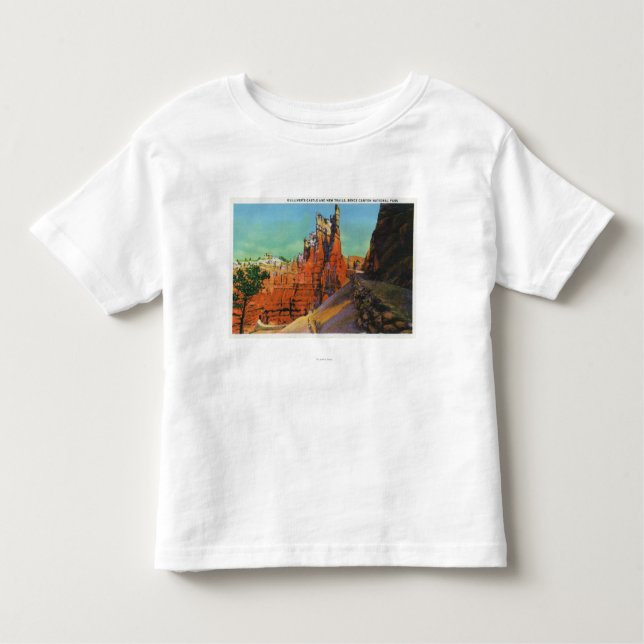 View of Gulliver's Castle and New Trails Toddler T-Shirt (Front)