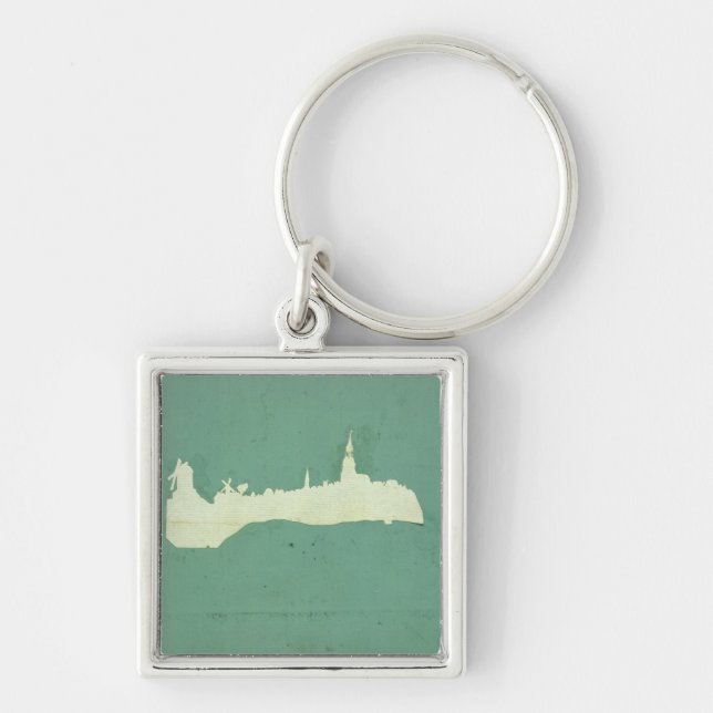 View of Hamburg Key Ring (Front)