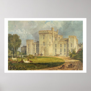 View of Hampton Court from the North-west, c.1806 Poster