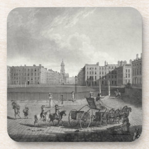 View of Hanover Square, engraved by Robert Pollard Coaster