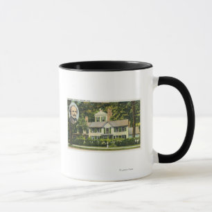 View of Hawthorne's Wayside Residence Mug