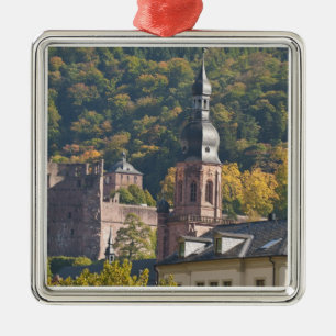 View of Heidelberg's Old Town Metal Ornament