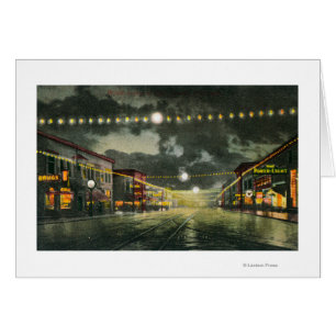 View of Hewitt Avenue at Night