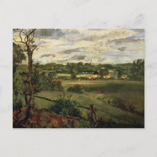 View of Highgate from Hampstead Heath, c.1834 Postcard