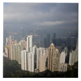 View of Hong Kong from The Peak Tile