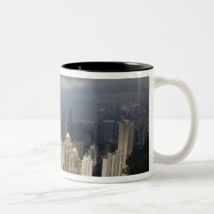 View of Hong Kong from The Peak Two-Tone Coffee Mug