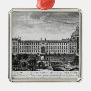 View of Hopital Royal de La Salpetriere Metal Ornament