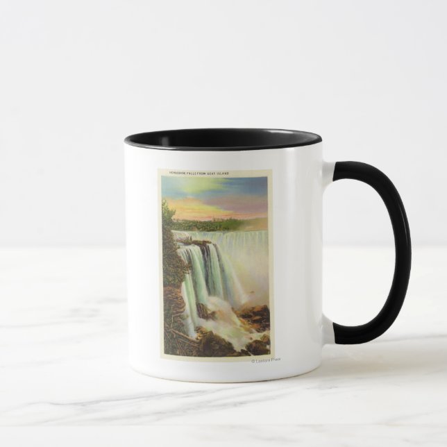 View of Horseshoe Falls from Goat Island Mug (Right)