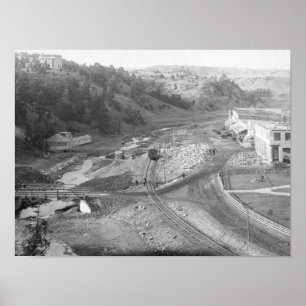 View of Hot Springs, SD Photograph Poster