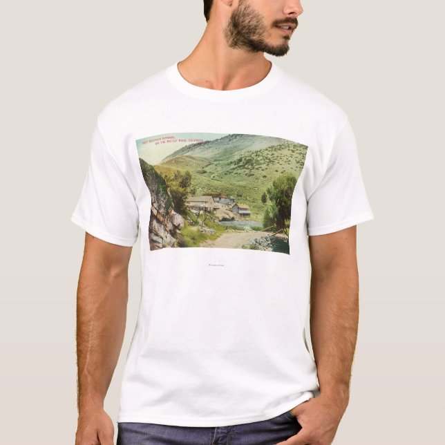View of Hot Sulphur Springs on the Moffat Road T-Shirt (Front)