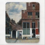 View Of Houses In Delft Mouse Pad<br><div class="desc">" View Of Houses In Delft,  Known As The Little Street " painted by Johannes Vermeer in 1658.</div>