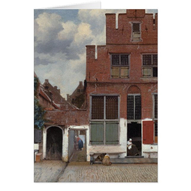 View of houses in Delft The Little Street (Front)