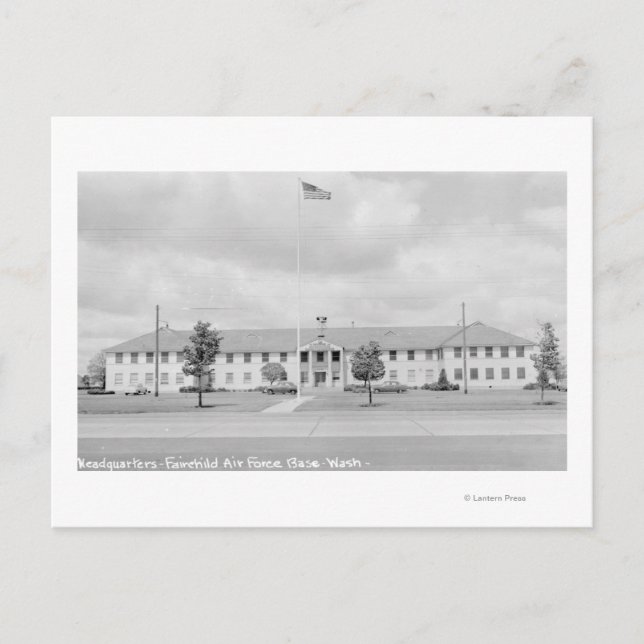 View of HQ Building Postcard (Front)