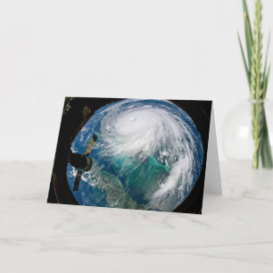 View Of Hurricane Dorian. Card
