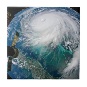 View Of Hurricane Dorian. Ceramic Tile