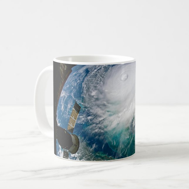View Of Hurricane Dorian. Coffee Mug (Front Left)