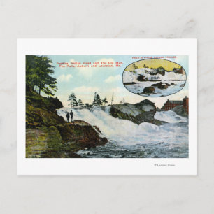 View of Indian Head, the Old Man Postcard
