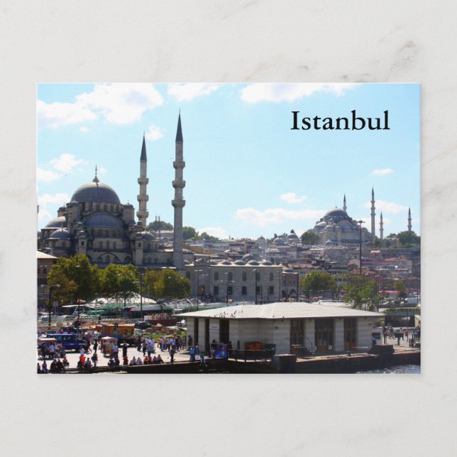 View of Istanbul Postcard (Front)