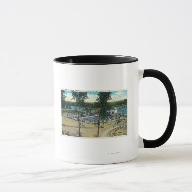 View of Jantzen Beach Swimming Pools Mug (Right)