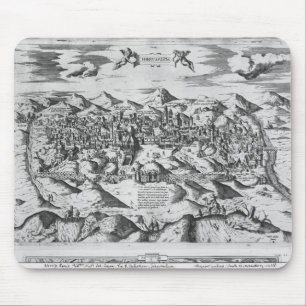 View of Jerusalem, 1570 ? Mouse Pad