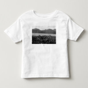 View of Juneau, Alaska and S.S. Burnside in Toddler T-Shirt