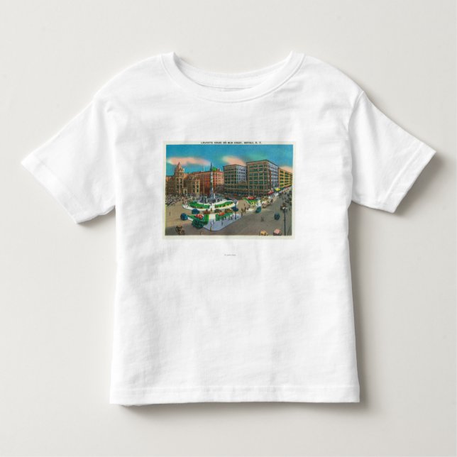 View of Lafayette Square and Main Street Toddler T-Shirt (Front)