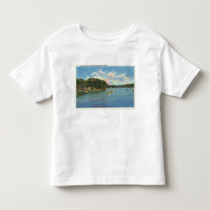 View of Lake Cobbosseecontee in Pernette Cove Toddler T-Shirt