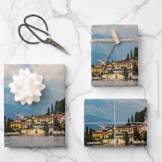 View of Lake Como Wrapping Paper Sheet
