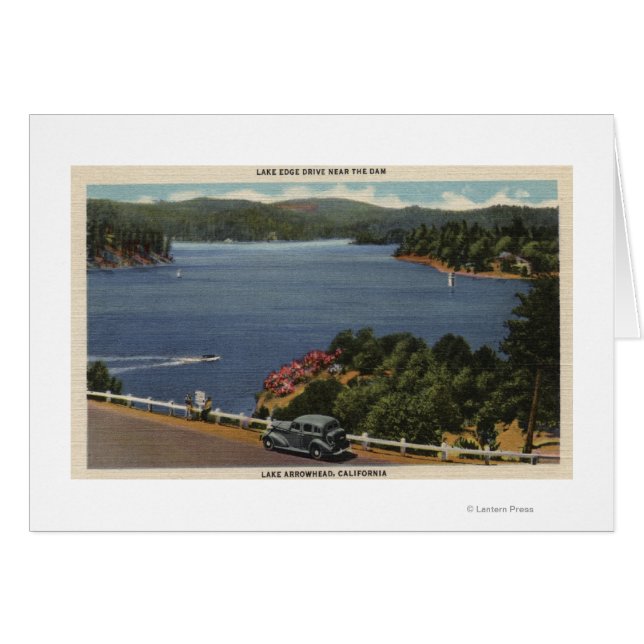 View of Lake Edge Drive Near Dam (Front Horizontal)