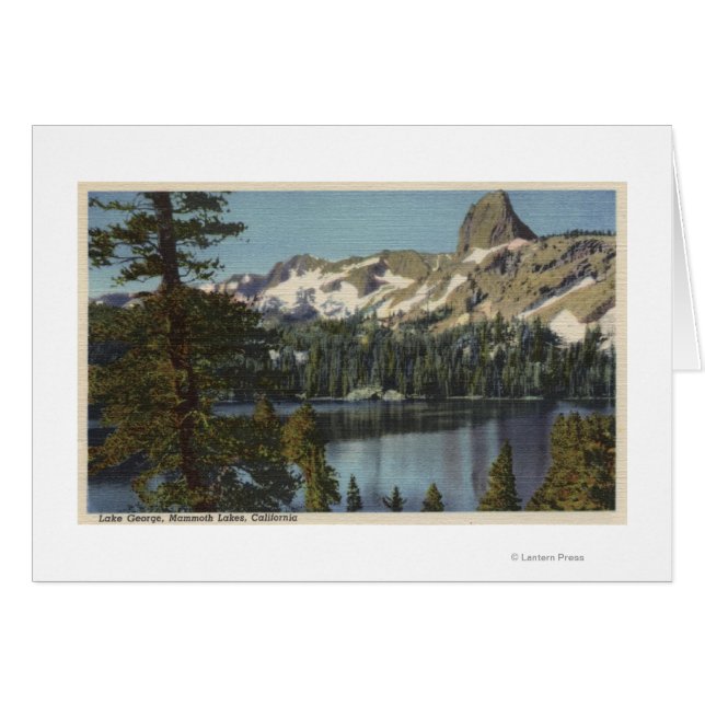View of Lake George & High Sierra (Front Horizontal)