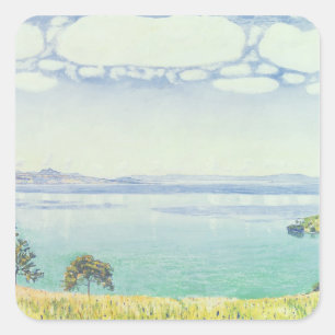 View of Lake Leman from Chexbres, 1905 Square Sticker