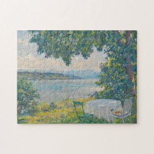 View of Lake Starnberg Edward Cucuel Jigsaw Puzzle