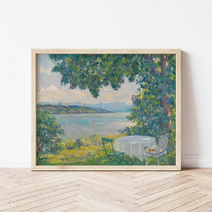 View of Lake Starnberg Edward Cucuel Poster