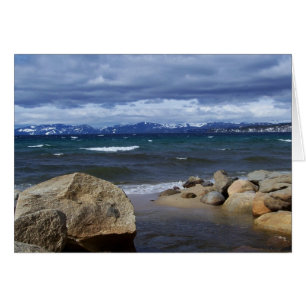 View of Lake Tahoe in Winter