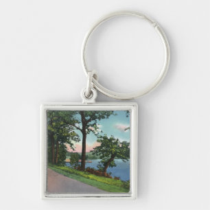 View of Lakeside Drive along Chautauqua Lake Key Ring