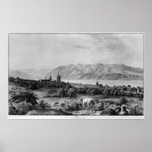 View of Lausanne Poster