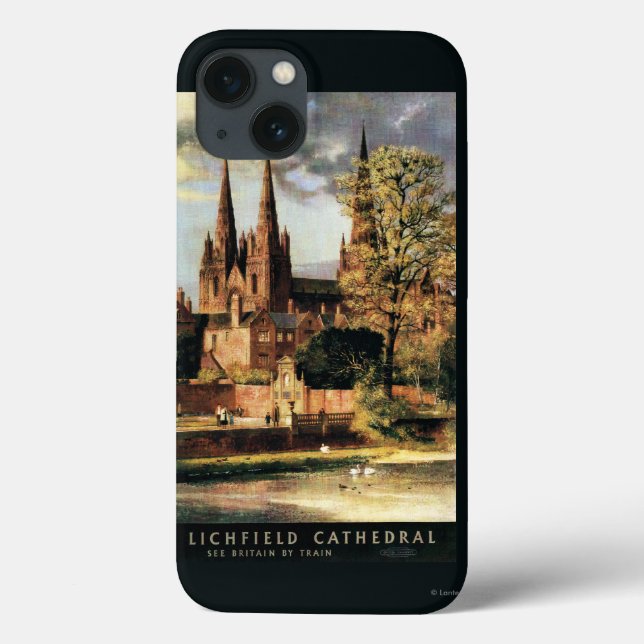 View of Lichfield Cathedral Case-Mate iPhone Case (Back)