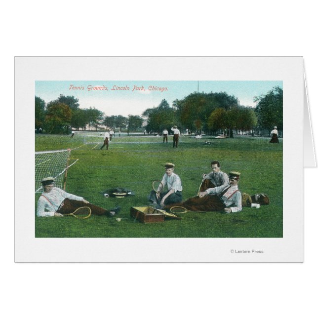 View of Lincoln Park Tennis GroundsChicago, IL (Front Horizontal)