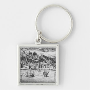 View of Lisbon Key Ring