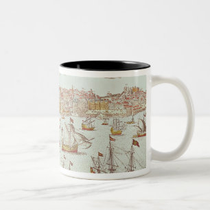 View of Lisbon Two-Tone Coffee Mug
