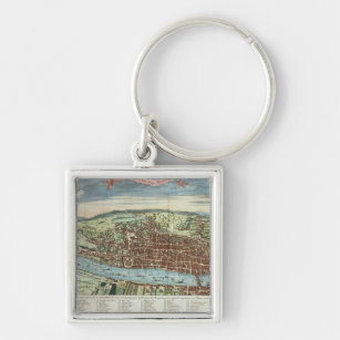 View of London, c.1560 Key Ring