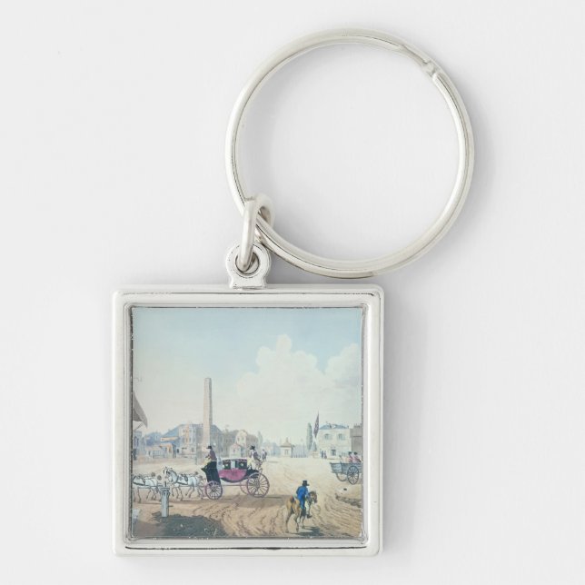 View of London Key Ring (Front)