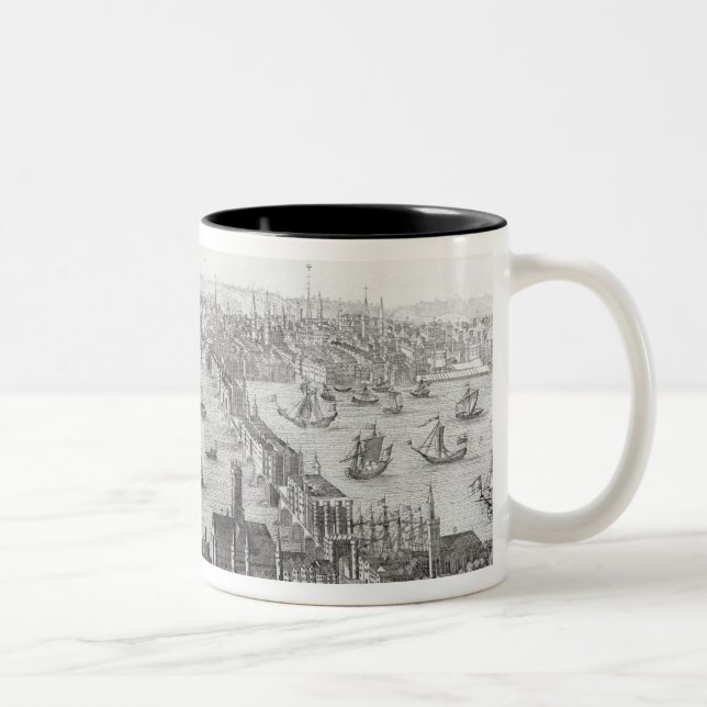 View of London Two-Tone Coffee Mug (Right)
